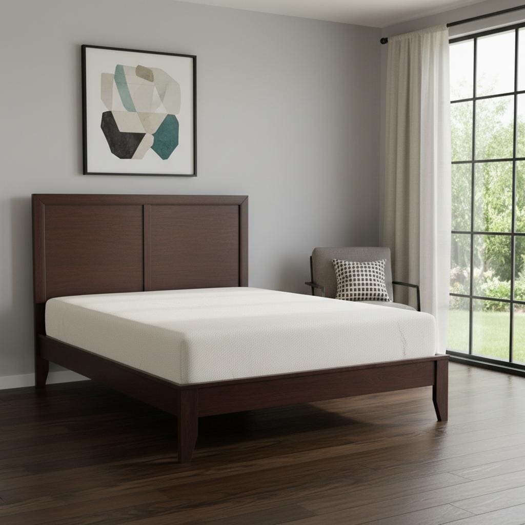 Homeroots Espresso King Bed Frame