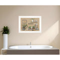 Homeroots Farmhouse Bath White Framed Print Bathroom Wall Art