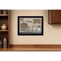 Homeroots Farmhouse Kitchen Black Framed Print Kitchen Wall Art