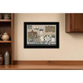 Homeroots Farmhouse Kitchen Black Framed Print Kitchen Wall Art