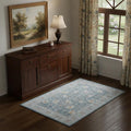 Homeroots Floral Traditional Rectangle Area Rug 4 X 6