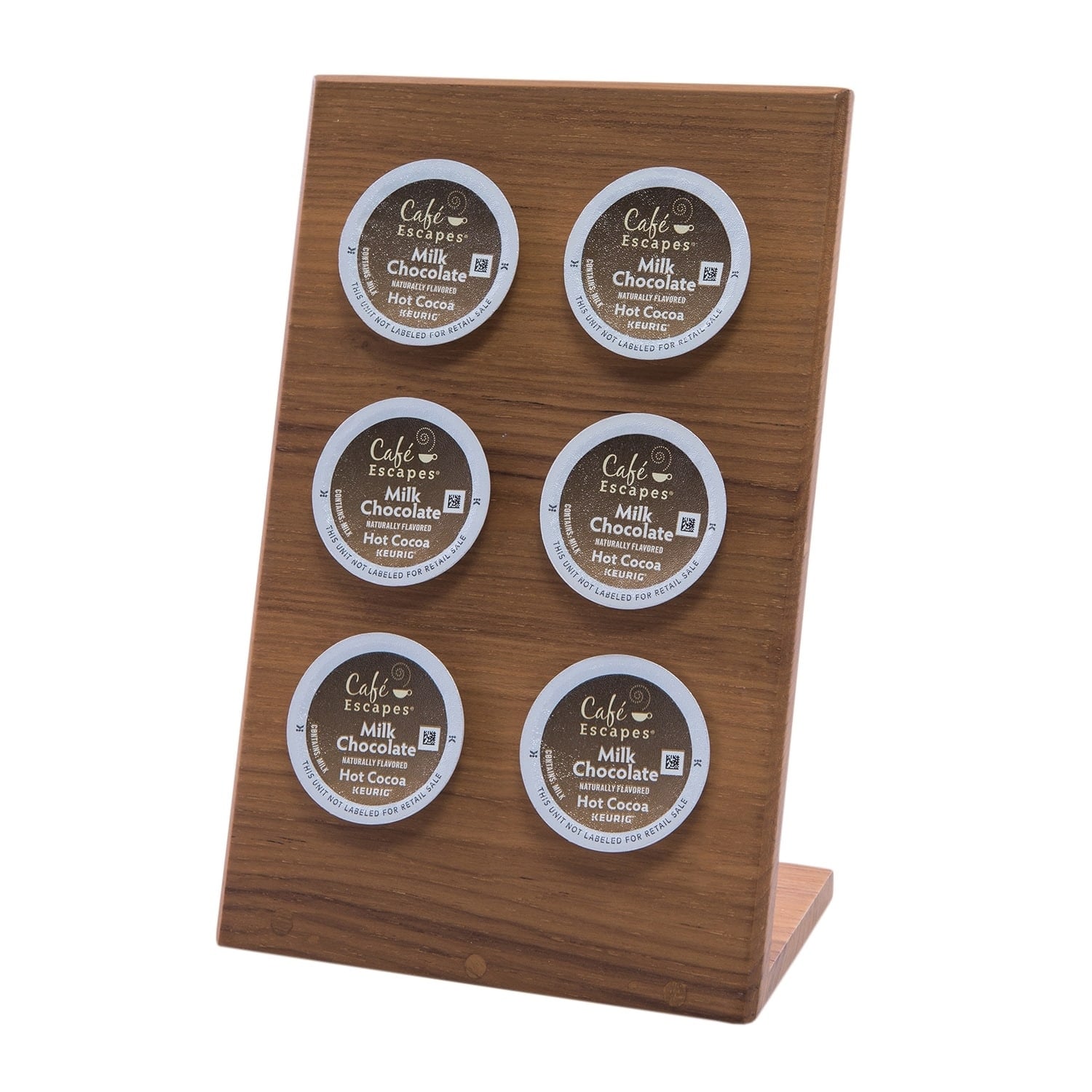 Homeroots Free Standing 6.00 Wood Coffee Storage Accessories 6.00 In. X 9.50 In. X 3.00 In.