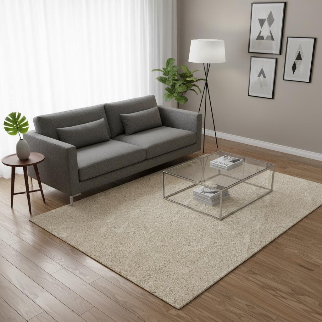 Homeroots Geometric Modern Rectangle Area Rug