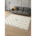 Homeroots Geometric Modern Rectangle Area Rug 5 X 8
