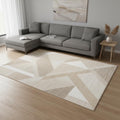 Homeroots Geometric Modern Rectangle Area Rug