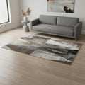 Homeroots Geometric Modern Rectangle Area Rug 5 X 8