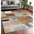 Homeroots Geometric Modern Rectangle Area Rug 5 X 8