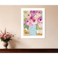 Homeroots Grannys Visit White Framed Print Wall Art