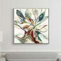 Homeroots Halcyon Silver Floater Frame Wall Art