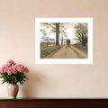 Homeroots Headin Home White Framed Print Wall Art