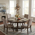 Homeroots Lunette 6 Light Aged Brass Pendant 14.00 X 23.75 X 17.50
