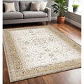 Homeroots Medallion Modern Rectangle Area Rug 5 X 8