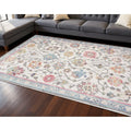 Homeroots Medallion Modern Rectangle Area Rug