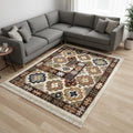 Homeroots Oriental Modern Rectangle Area Rug 8 X 10