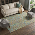 Homeroots Paisley Transitional Rectangle Area Rug