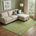 Homeroots Paisley Transitional Rectangle Area Rug