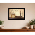 Homeroots Peace Be With You Black Framed Print Wall Art