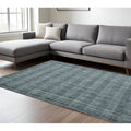 Homeroots Plaid Transitional Rectangle Area Rug 8 X 10