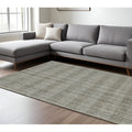 Homeroots Plaid Transitional Rectangle Area Rug