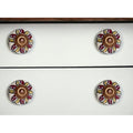1.5 X 1.5 X 1.5 Ceramic Metal Multicolor 8 Pack Knob 1.5 X 1.5 X 1.5