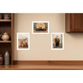 Homeroots Set Of Three Harvest Moon White Framed Print Kitchen Wall Art