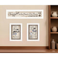Homeroots Set Of Three Kitchen Come In White Framed Print Kitchen Wall Art
