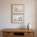 Homeroots Set Of Two Autumn Leaves Brown Framed Wall Art