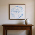 Homeroots Set Of Two Blue Garden Impress A Gold Framed Wall Art