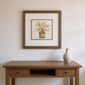 Homeroots Set Of Two Earthy Garden Silver Framed Wall Art