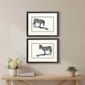 Homeroots Set Of Two Stand By Me Black Framed Wall Art