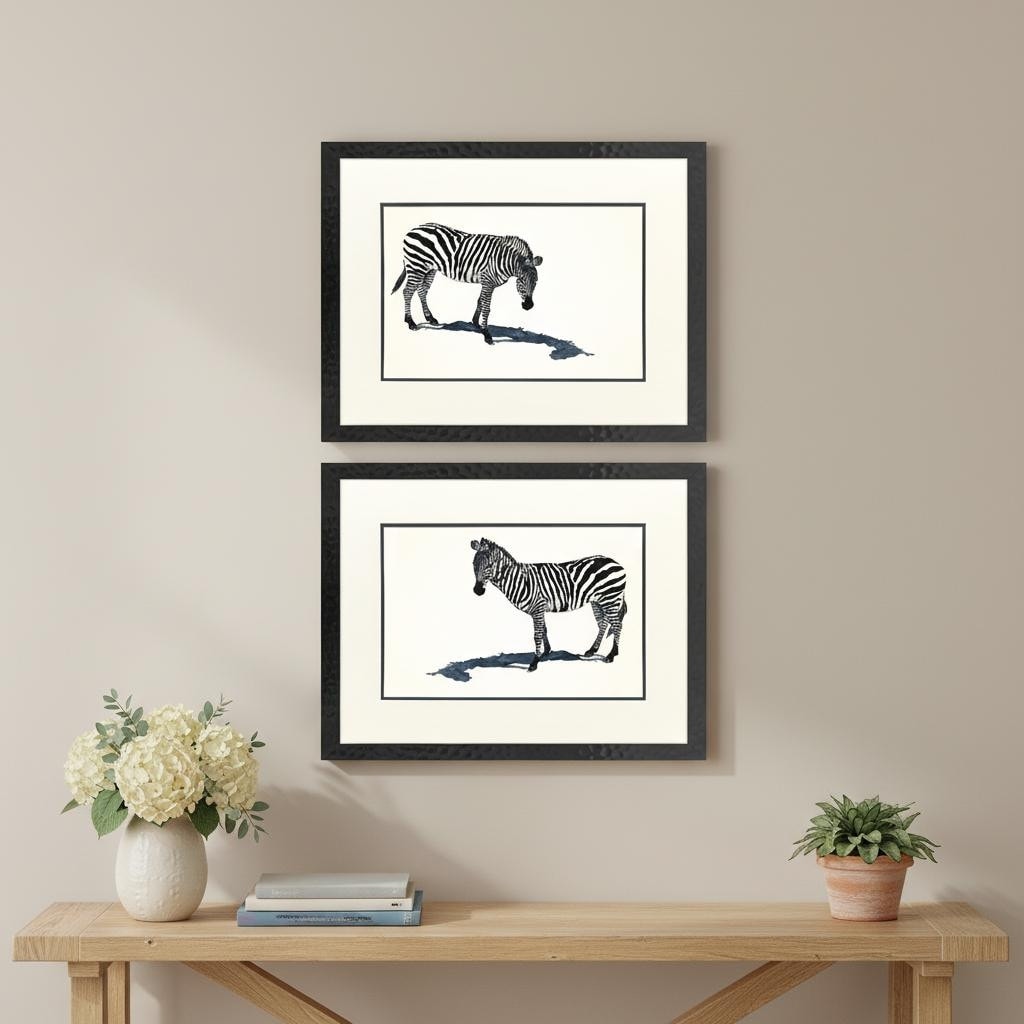Homeroots Set Of Two Stand By Me Black Framed Wall Art