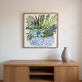 Homeroots Set Of Two Succulent Garden Gold Framed Wall Art