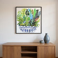 Homeroots Set Of Two Succulent Garden Ii Gold Framed Wall Art