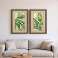 Homeroots Set Of Two Summer Breeze Brown Framed Wall Art