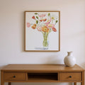 Homeroots Set Of Two Wiry Poppies Brown Framed Wall Art