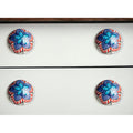 1.5 X 1.5 X 1.5 Ceramic Metal Multicolor 8 Pack Knob 1.5 X 1.5 X 1.5