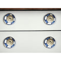 1.5 X 1.5 X 1.5 Blue White And Gold Knobs 8 Pack 1.5 X 1.5 X 1.5