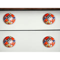 1.5 X 1.5 X 1.5 Ceramic Metal Multicolor 8 Pack Knob 1.5 X 1.5 X 1.5