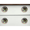 1.5 X 1.5 X 1.5 Ceramic Metal Multicolor 12 Pack Knob 1.5 X 1.5 X 1.5