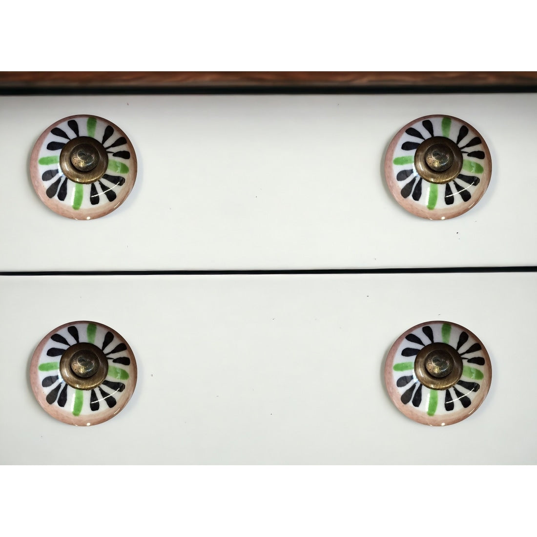 1.5 X 1.5 X 1.5 Ceramic Metal Multicolor 12 Pack Knob 1.5 X 1.5 X 1.5
