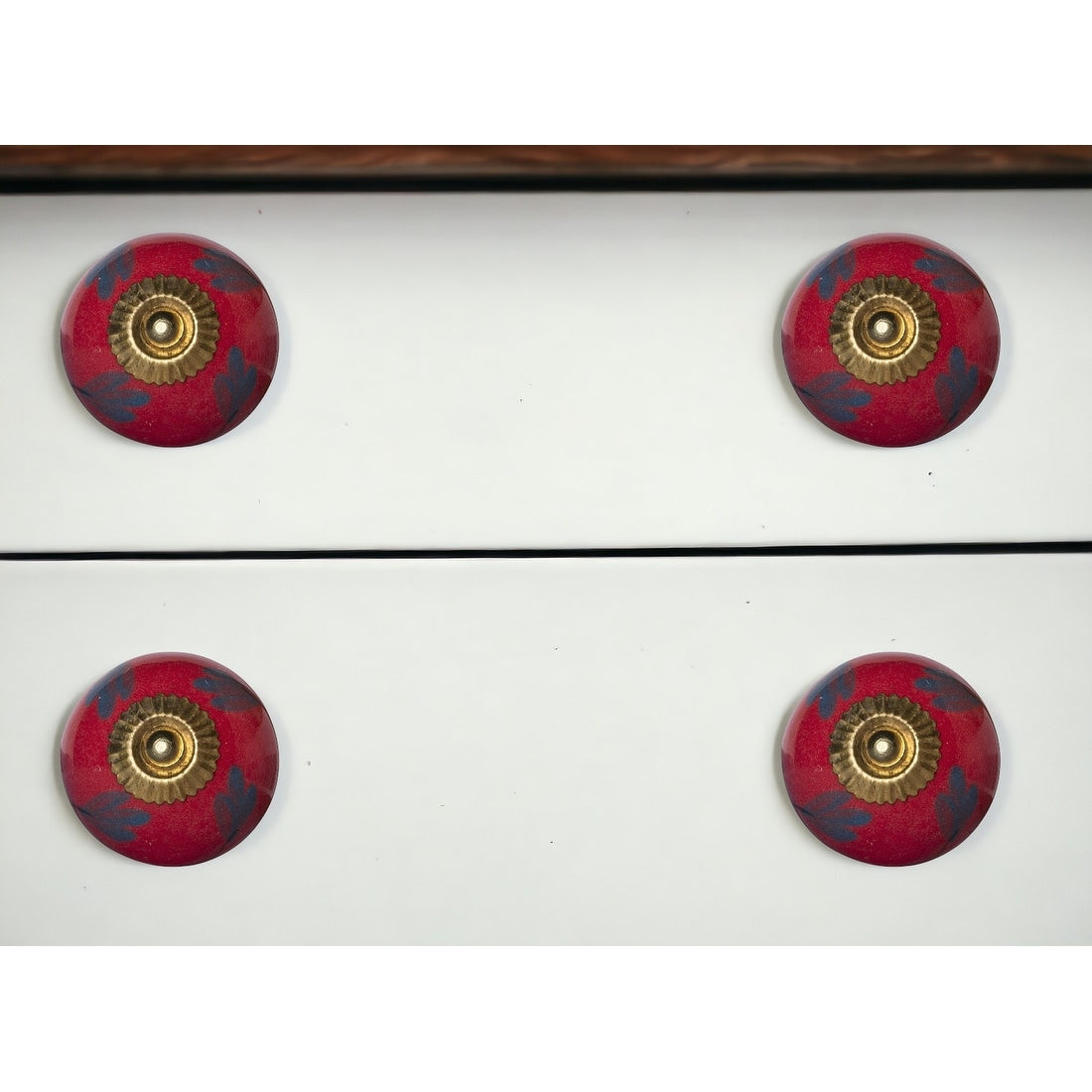 1.5 X 1.5 X 1.5 Ceramic Metal Multicolor 12 Pack Knob 1.5 X 1.5 X 1.5