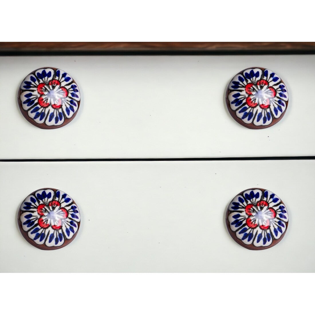 1.5 X 1.5 X 1.5 Ceramic Metal Multicolor 12 Pack Knob 1.5 X 1.5 X 1.5