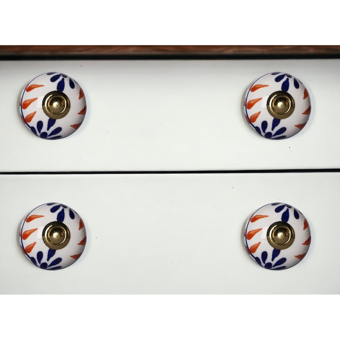 1.5 X 1.5 X 1.5 Ceramic Metal Multicolor 12 Pack Knob 1.5 X 1.5 X 1.5