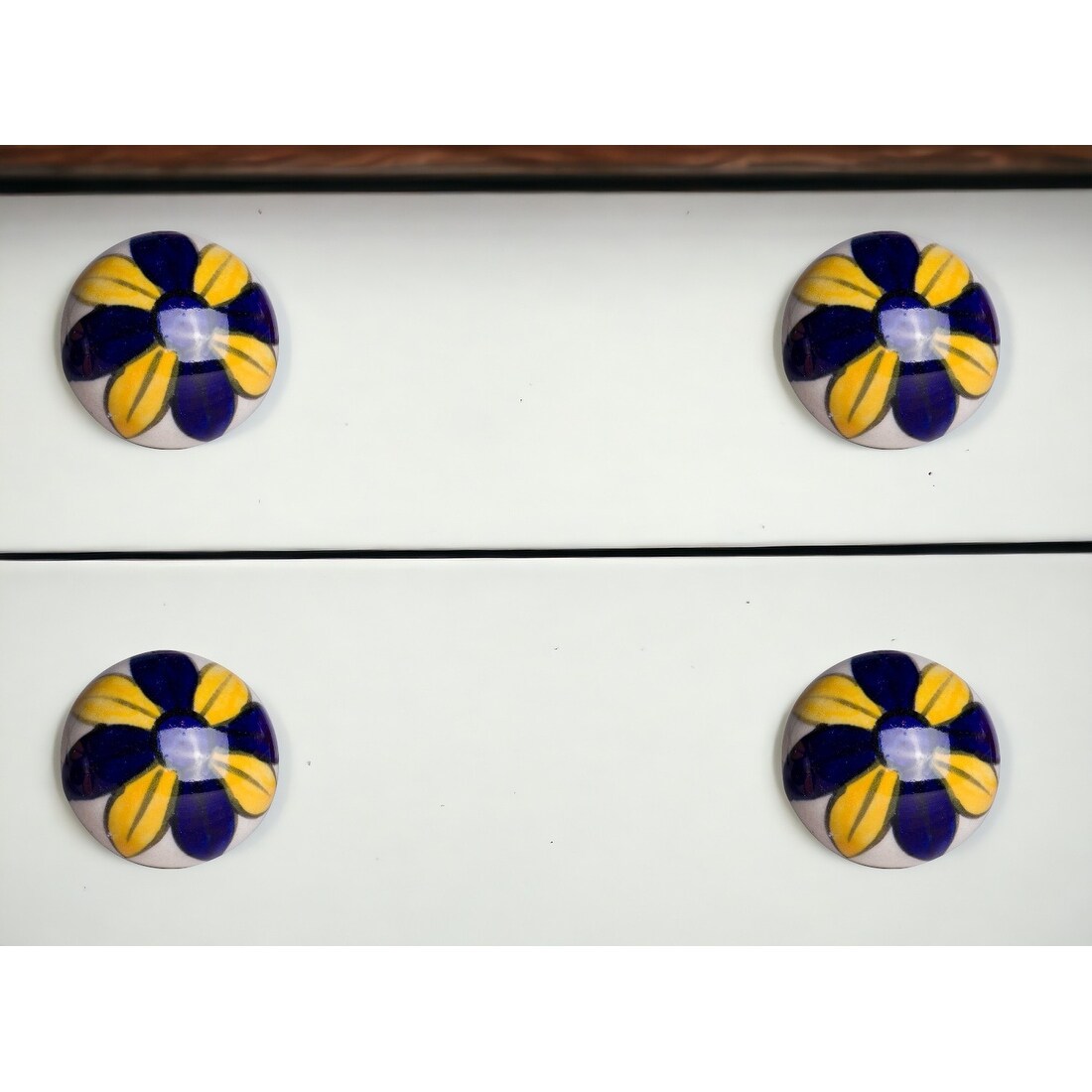 1.5 X 1.5 X 1.5 Ceramic Metal Multicolor 12 Pack Knob 1.5 X 1.5 X 1.5