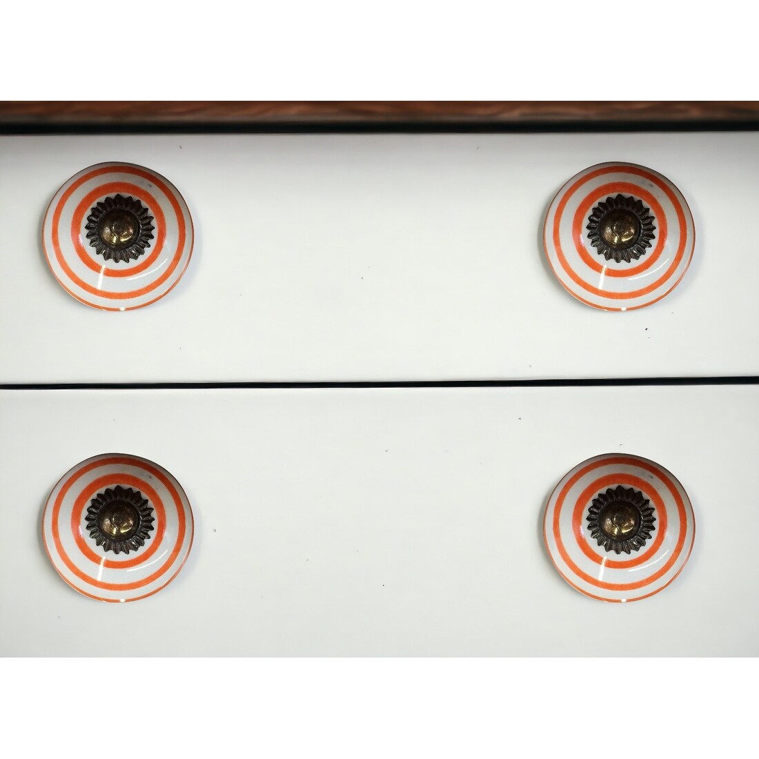 1.5 X 1.5 X 1.5 Ceramic Metal Multicolor 12 Pack Knob 1.5 X 1.5 X 1.5