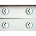1.5 X 1.5 X 1.5 White Black And Sky Blue Knobs 12 Pack 1.5 X 1.5 X 1.5