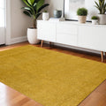 Homeroots Solid Color Modern Rectangle Area Rug 4 X 6