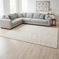 Homeroots Solid Color Modern Rectangle Area Rug 8 X 11