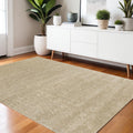 Homeroots Solid Color Modern Rectangle Area Rug 4 X 6