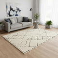 Homeroots Solid Color Modern Rectangle Area Rug 5 X 8